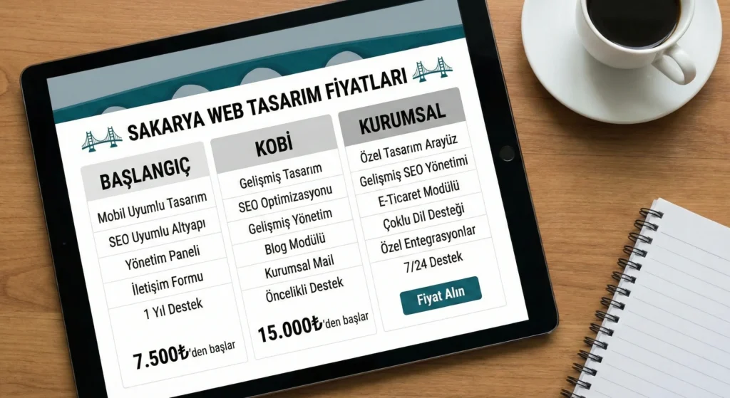 Sakarya Web Tasarım Fiyatları